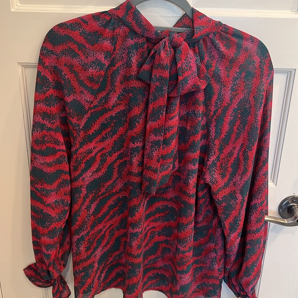 Entro silk colorful blouse - Picture 2 of 3